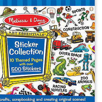 Klistermærker, 500 stk seje mærker