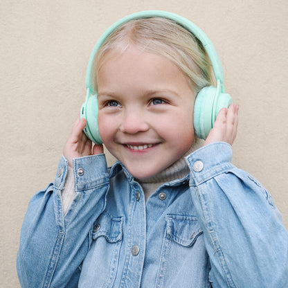 Lalarma trådløse høretelefoner m. max 85 D, Mint pastel