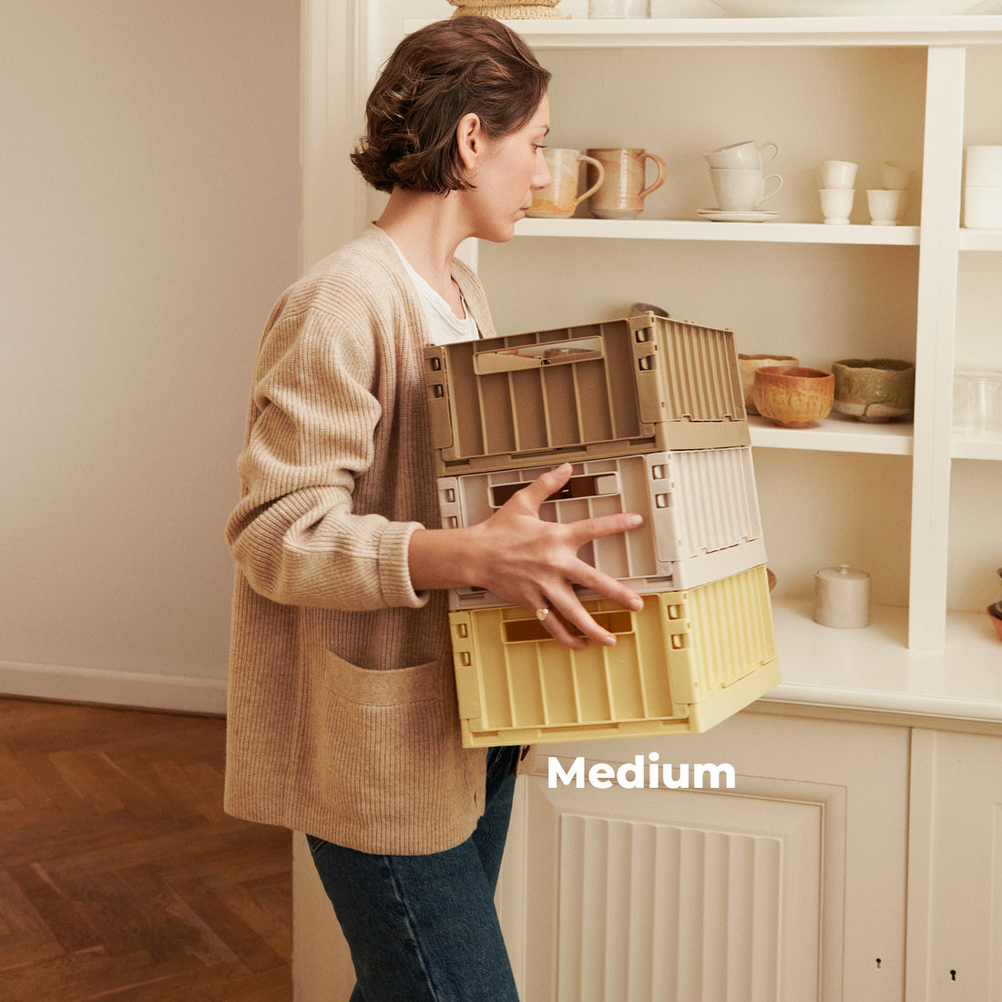 Liewood Weston foldekasse M, 2-pak - Sandy