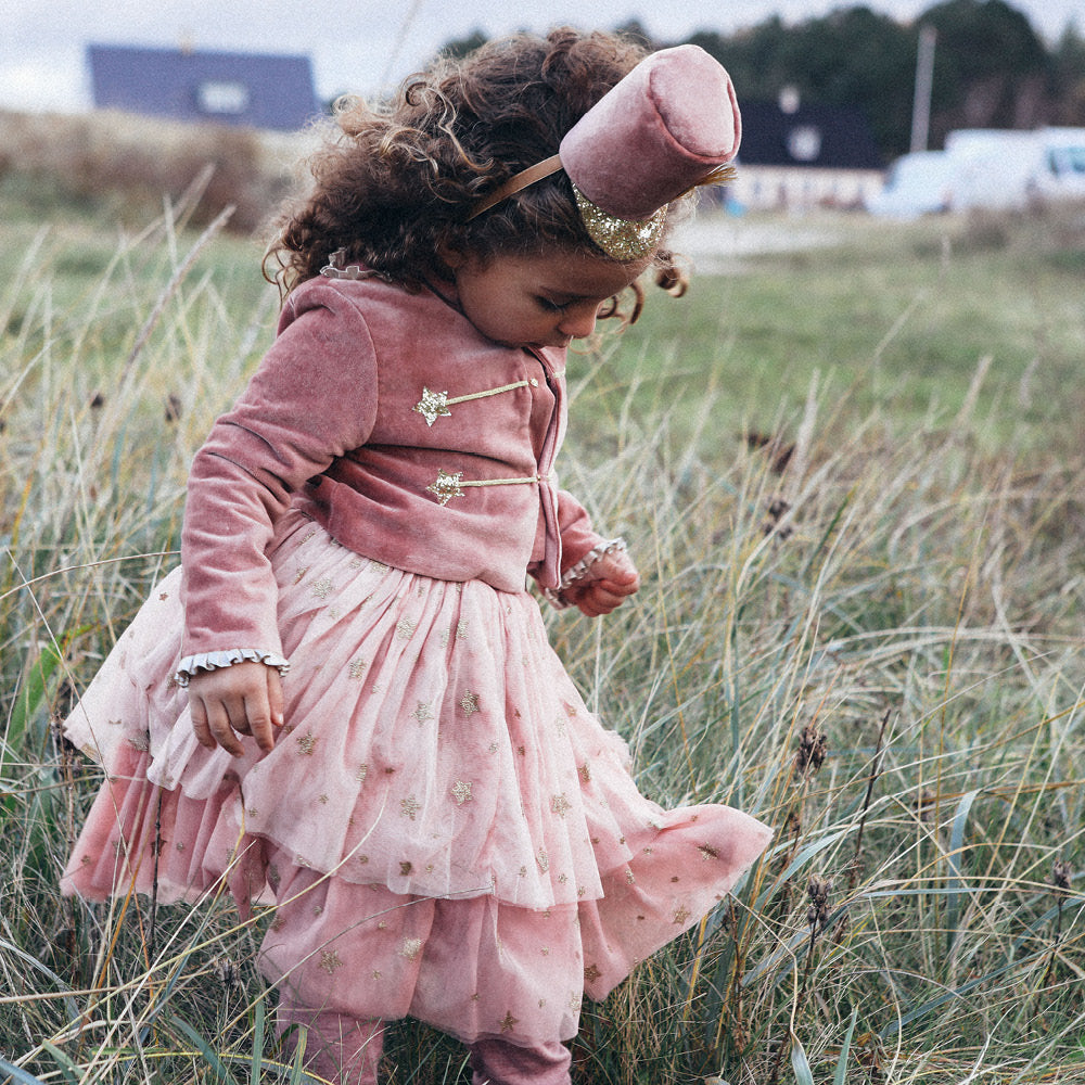 Meri meri kostume, Rosa nøddeknækker - Str. 3-6 år