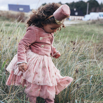 Meri meri kostume, Rosa nøddeknækker - Str. 3-6 år