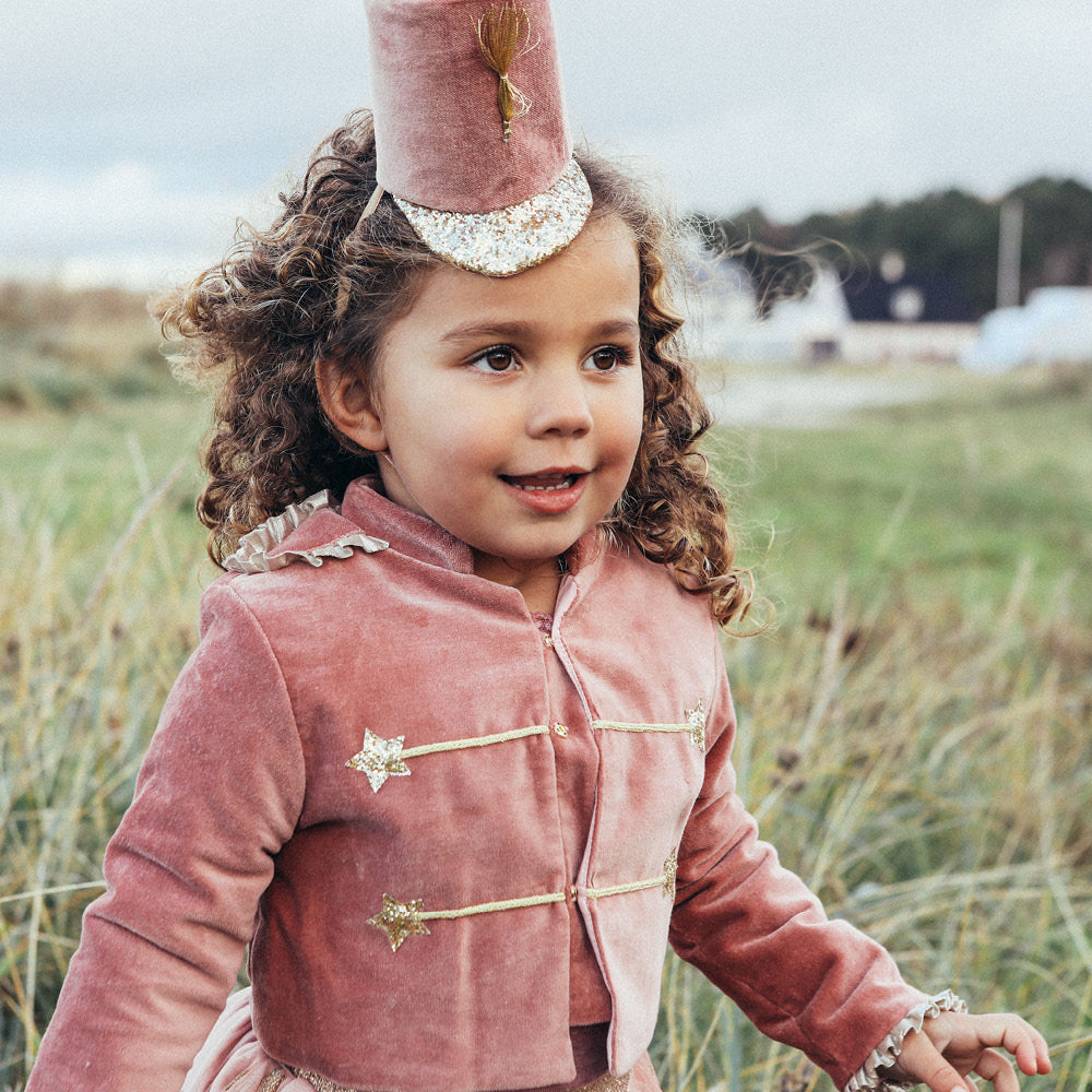 Meri meri kostume, Rosa nøddeknækker - Str. 3-6 år