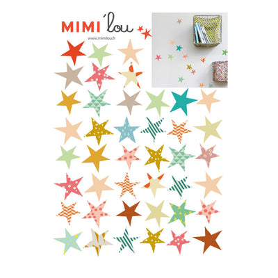 Mimi Lou wallsticker, mini stjerner