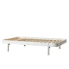 Oliver Furniture, Wood Lounger, 120 x 200 cm - hvid