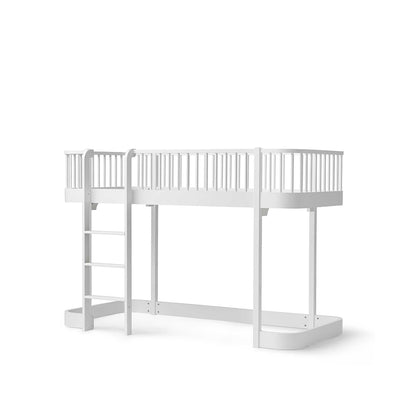Oliver Furniture, Wood Original, halvhøj seng - Hvid