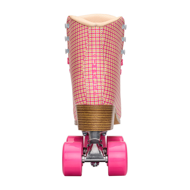 Impala rulleskøjter til børn, Pink Tartan - str. 35-40