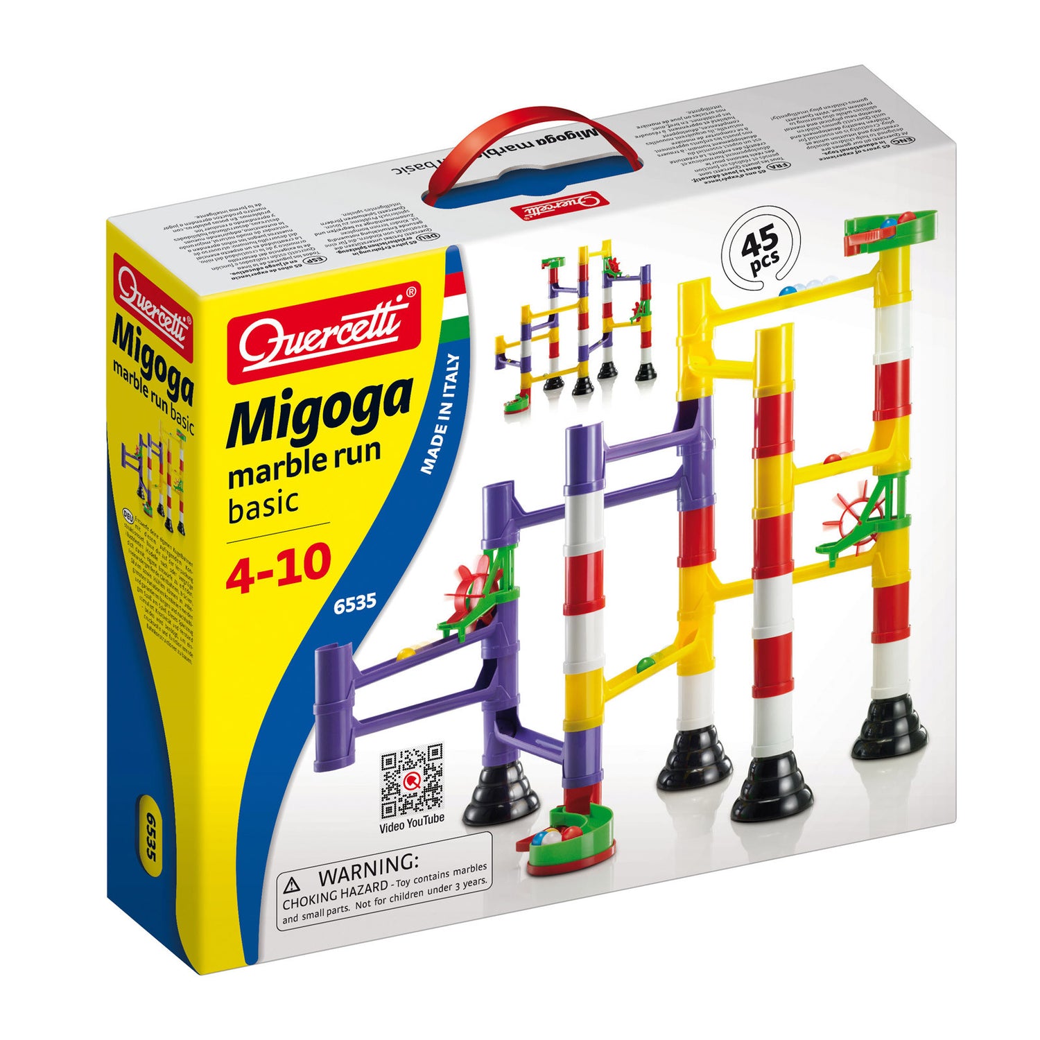 Quercetti kuglebane, Migoga marble run - Basic