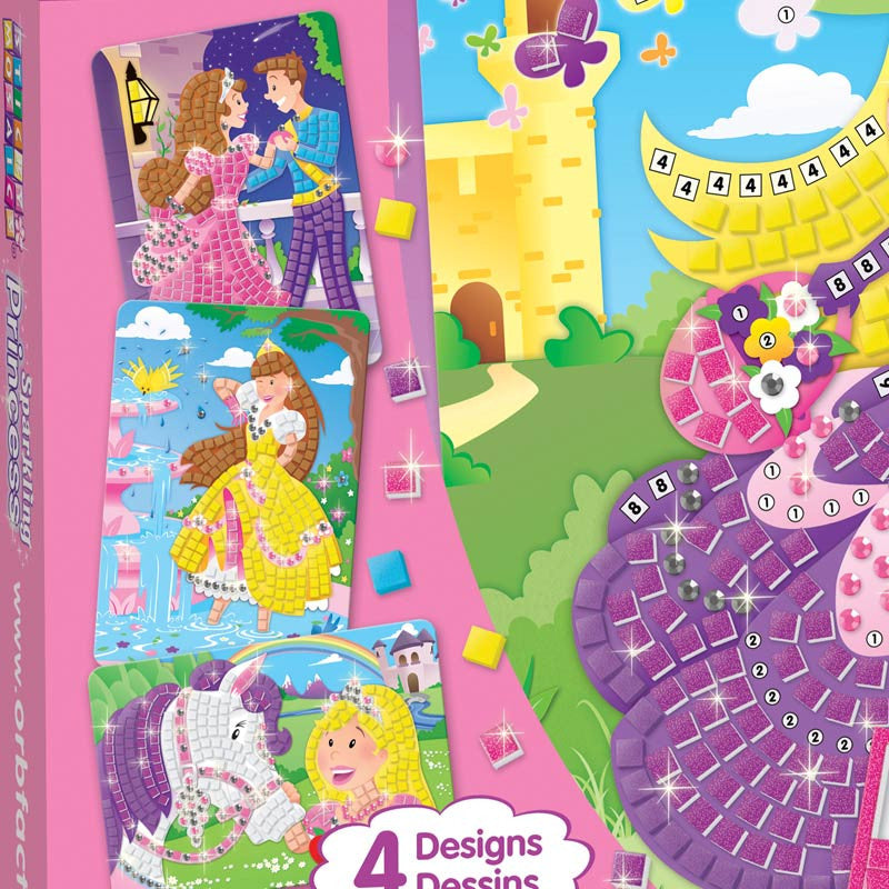 Sticky Mosaics skinnende prinsesser, mellem