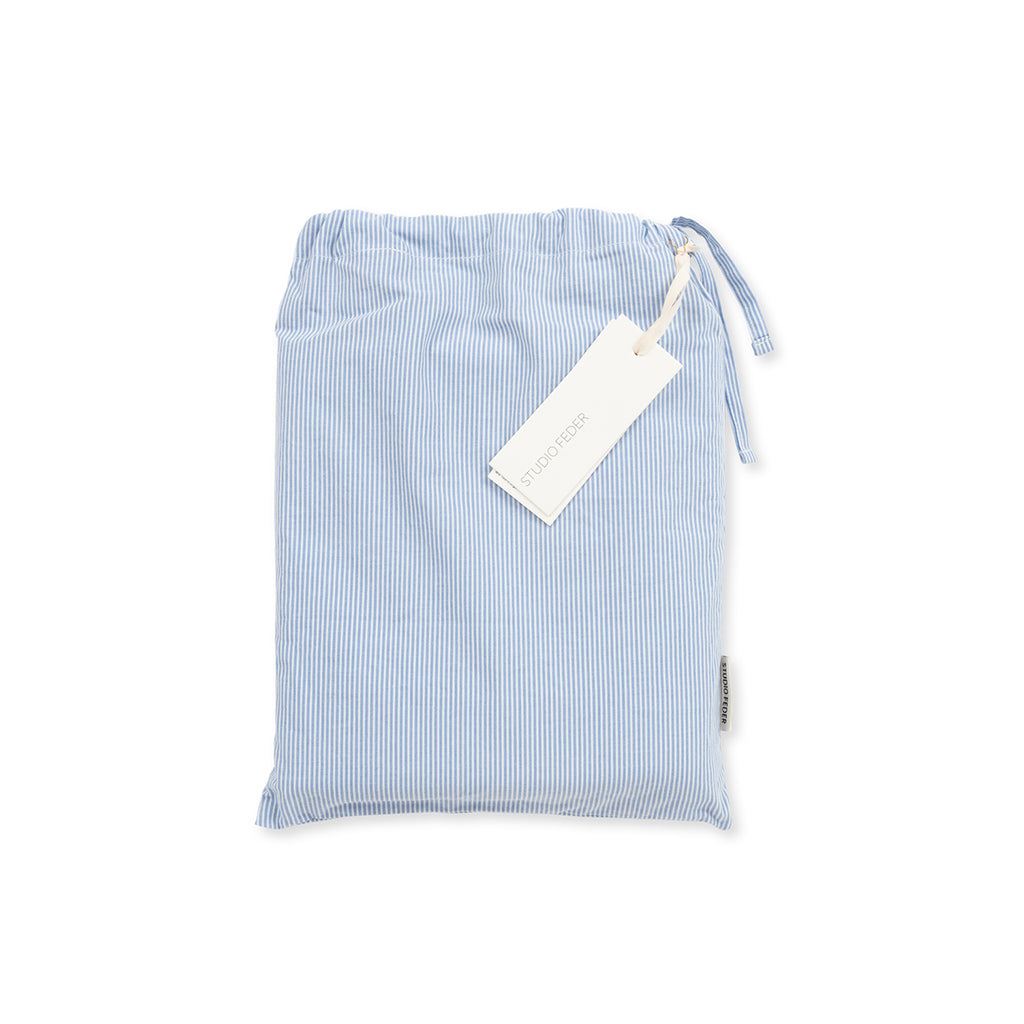 Studio Feder juniorsengetøj, økologisk - Milk Stripe