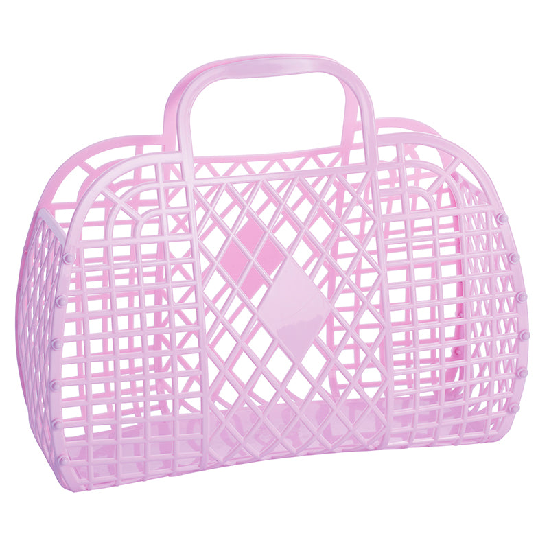 Sun Jellies Retro basket, large - Lilac