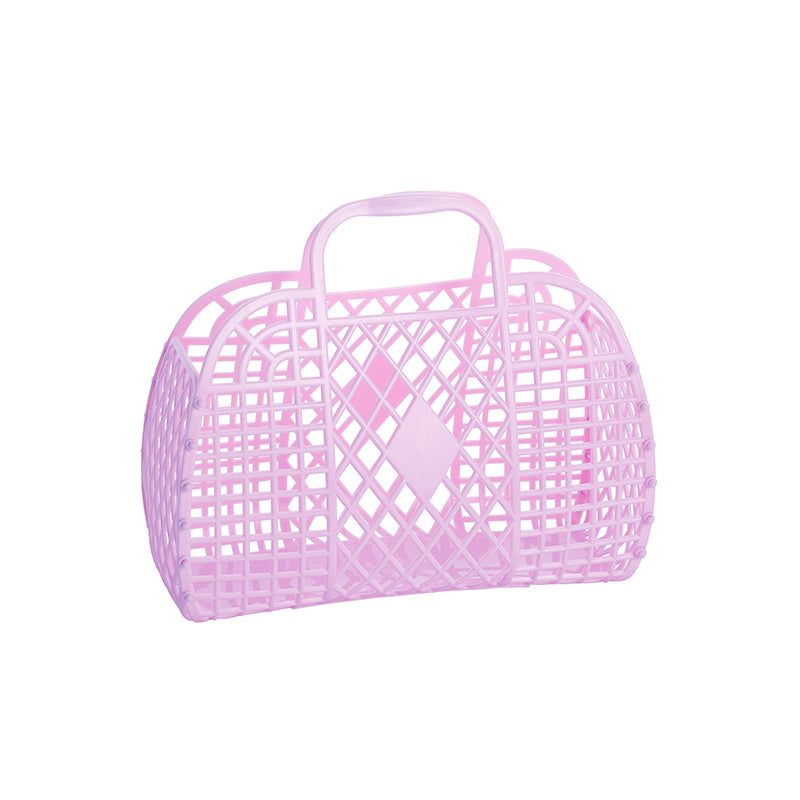 Sun Jellies Retro basket, small - Lilac