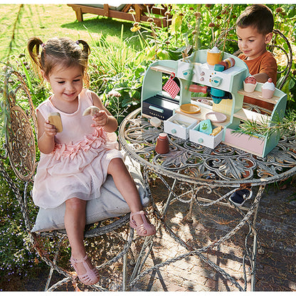 Tender Leaf, Legemad i træ - Cafesæt