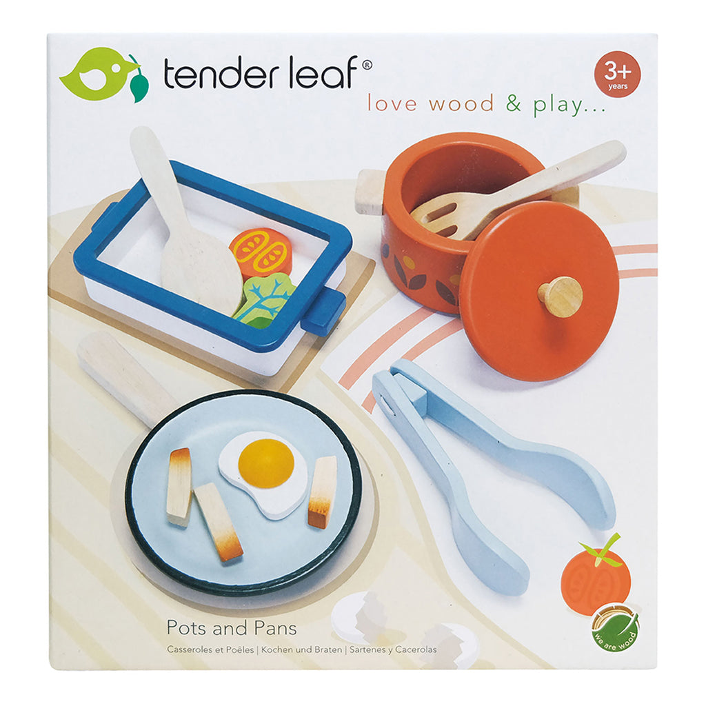 Tender Leaf, Legemad i træ - Potter og pander