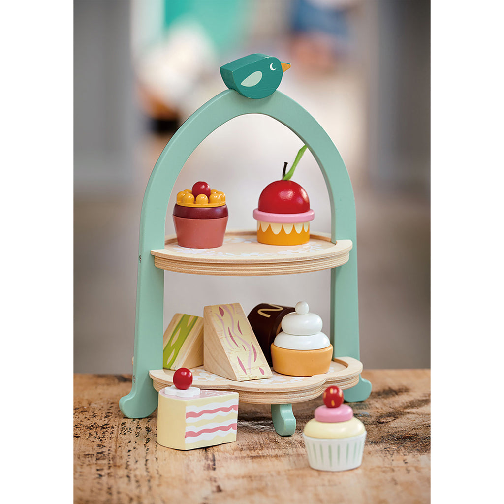 Tender Leaf, Legemad i træ, Snackopsats - Birdie