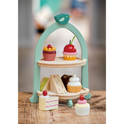 Tender Leaf, Legemad i træ, Snackopsats - Birdie