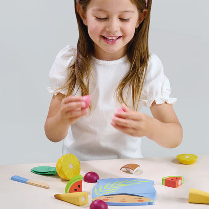 Tender Leaf, Legemad - Skærebræt med tropisk frugt