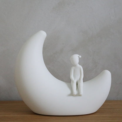 Cam Cam natlampe, Moon light - Off-white