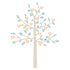 Mimi Lou wallsticker, Giant family tree - Baby blue