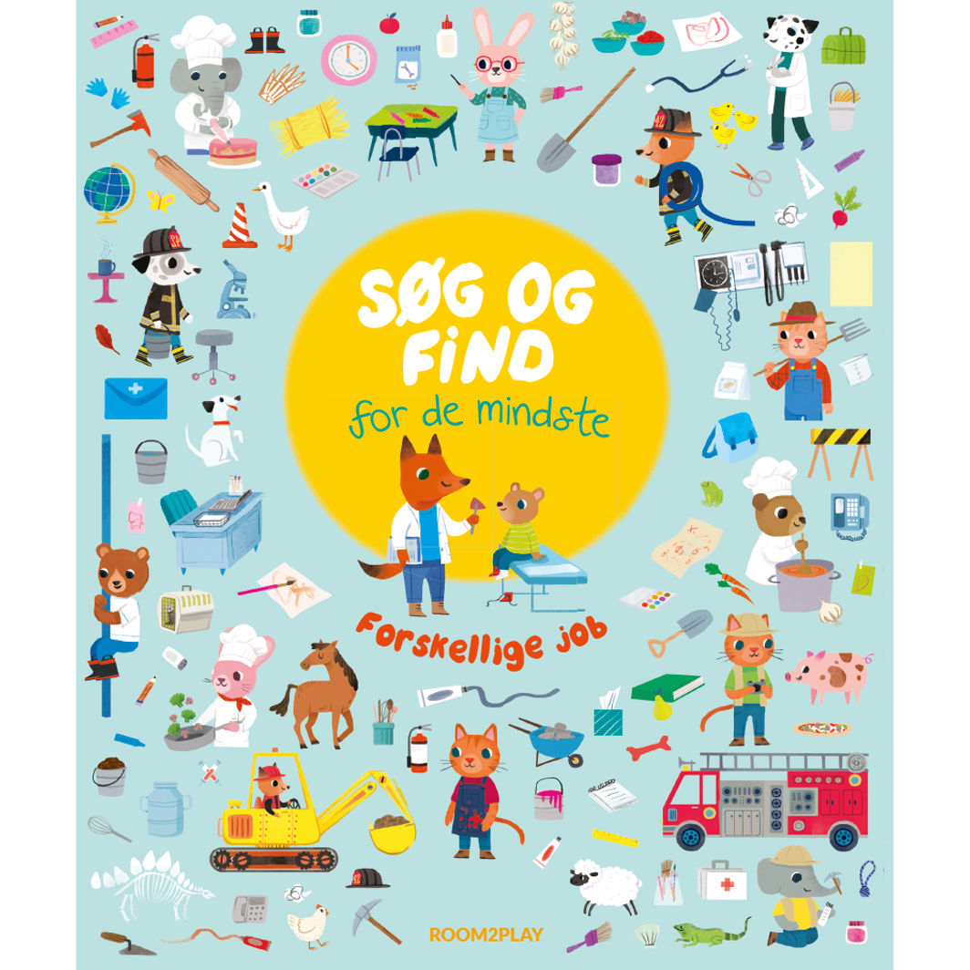Forlaget Room2Play, Søg og Find - Forskellige job