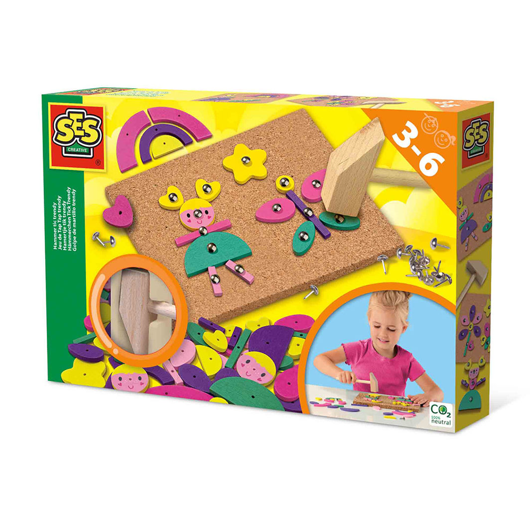 SES Creative Hammer- og sømsæt,  Trendy