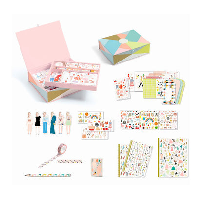 Djeco Lovely Paper, Tinou æske - tilbehør til skrivebordet