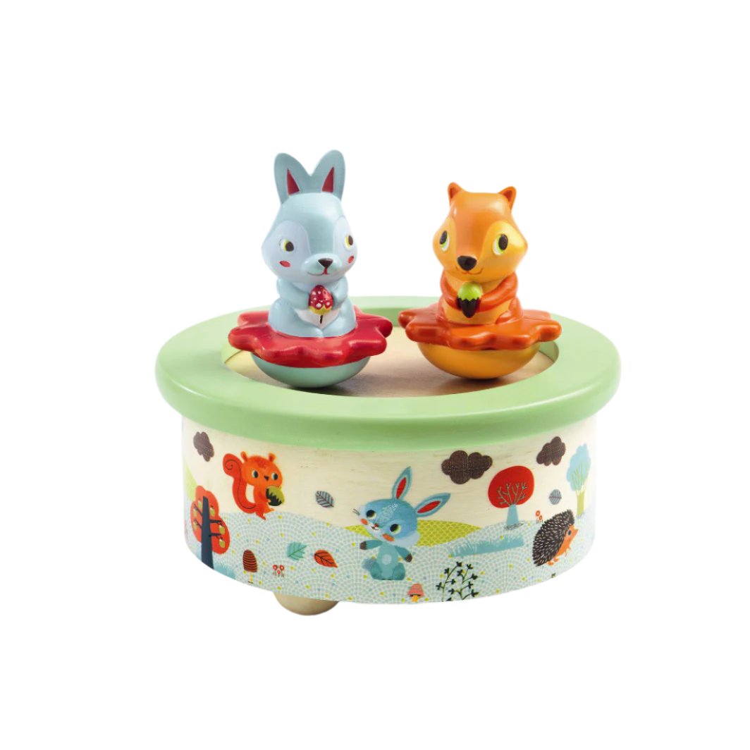 Djeco magnetisk spilledåse i træ, venner