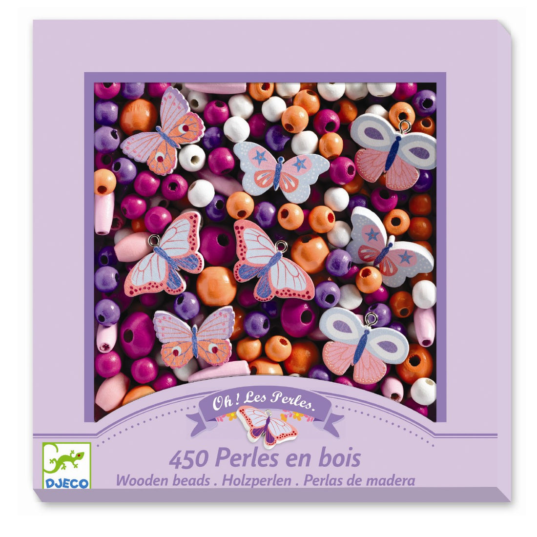 Djeco træperler, Sommerfugle