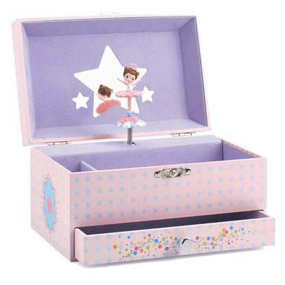 Djeco smykkeskrin m. musik, Ballerina