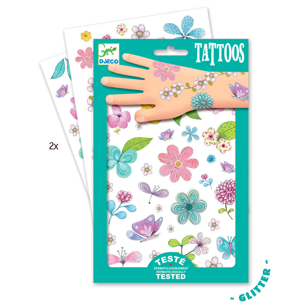 Djeco tatoveringer, blomster