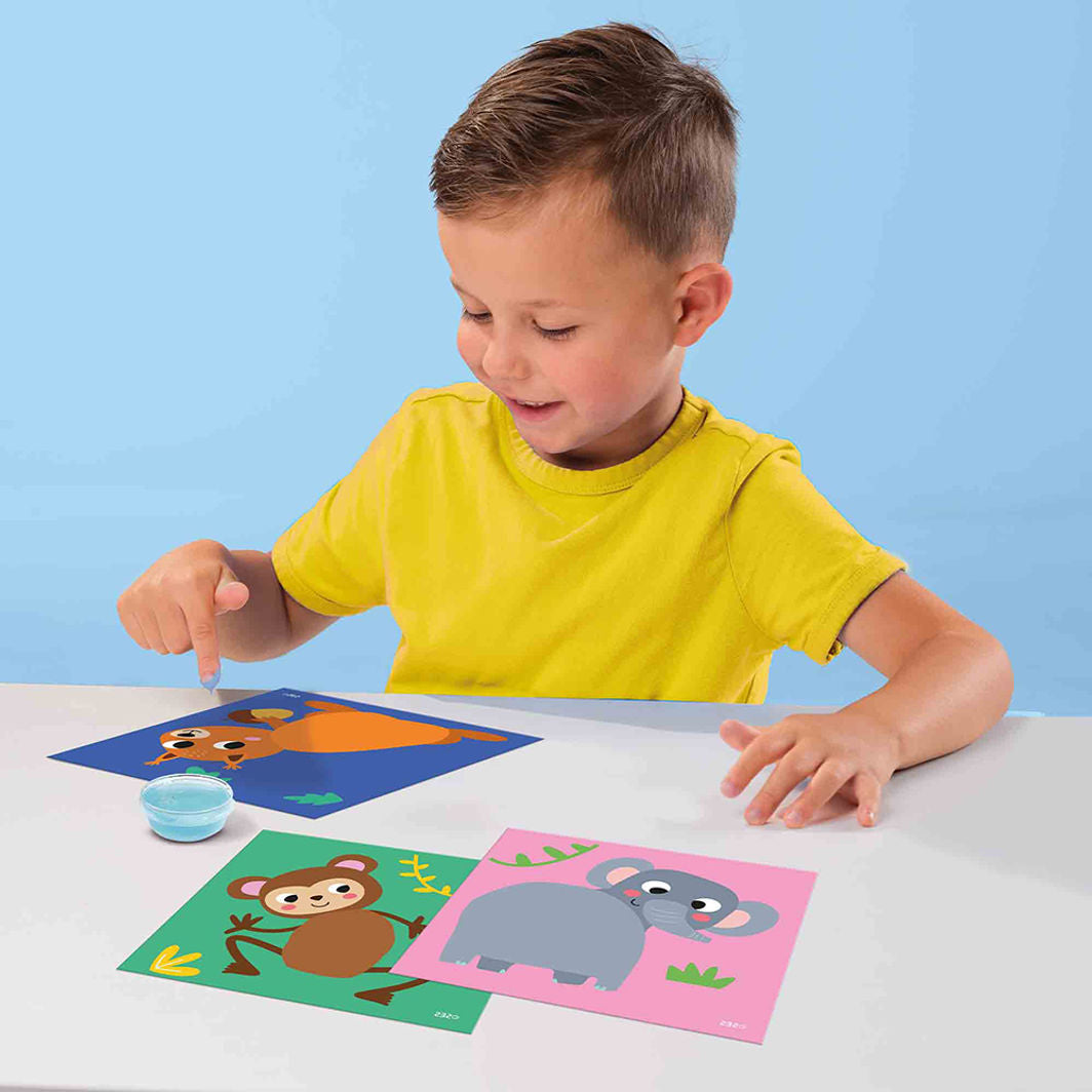 SES Creative Mit første kreative sæt, Haler på dyr - Fra 1-4 år