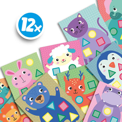 SES Creative Min første kreative sæt, Klistermærkemosaik - Fra 1-4 år