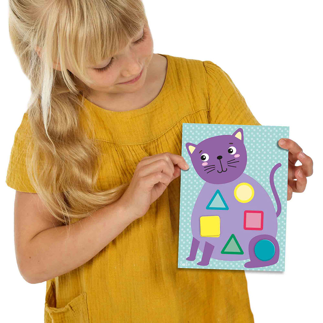 SES Creative Min første kreative sæt, Klistermærkemosaik - Fra 1-4 år