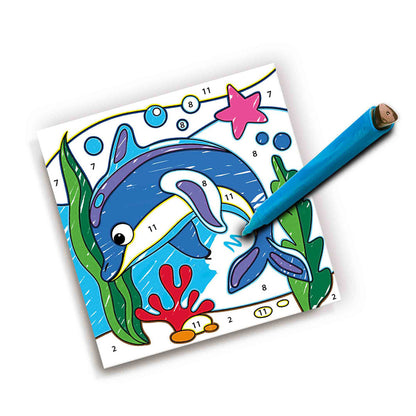 SES Creative Mal efter tal, Tusser med trekantsgreb