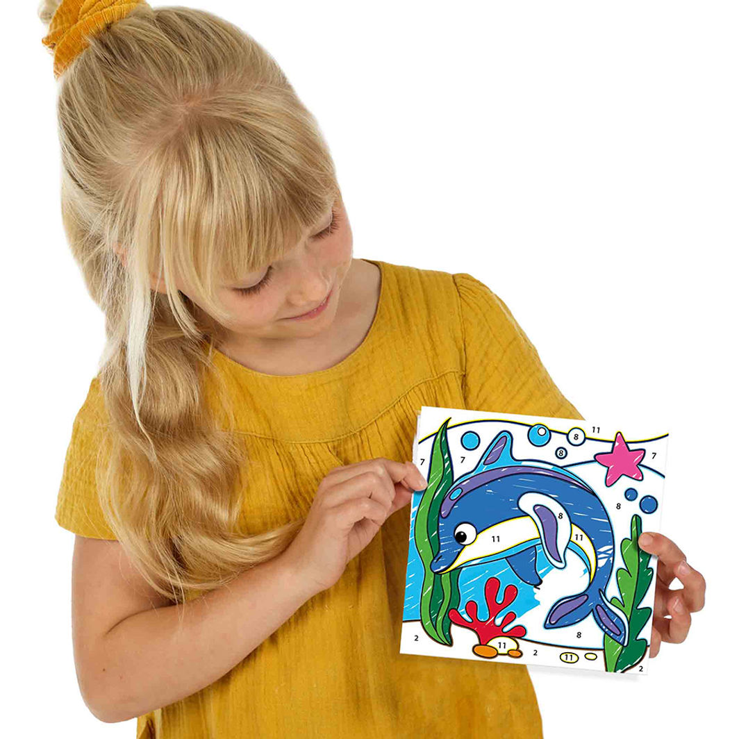 SES Creative Mal efter tal, Tusser med trekantsgreb