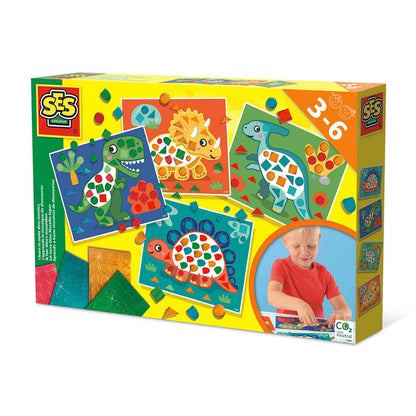 SES Creative Lær at lave mosaik, Dinosaurer