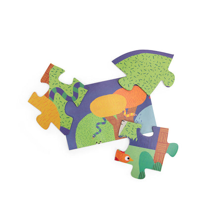 Moulin Roty, Jumbo Puslespil 36 brk - Dyrenes oase - Les Toupitis