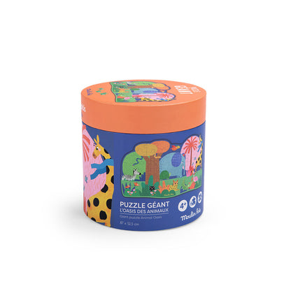Moulin Roty, Jumbo Puslespil 36 brk - Dyrenes oase - Les Toupitis