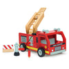Mentari, Legetøjsbil i træ - Rød brandbil