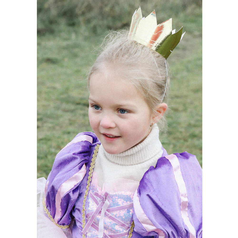 Dronningekrone i pap til fastelavn