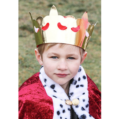 Kongekrone i pap til fastelavn