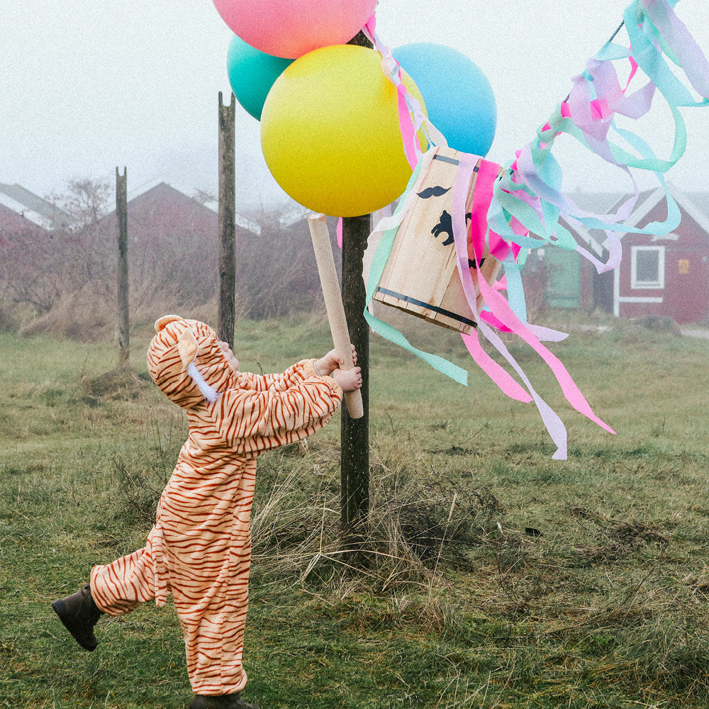 Fastelavnstønde i træ, mellem - 40 cm