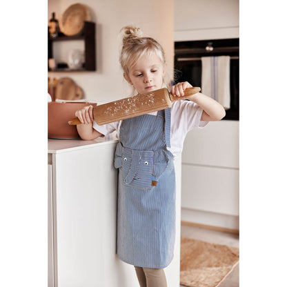 OYOY Forklæde til børn, Stribet Denim Elefant