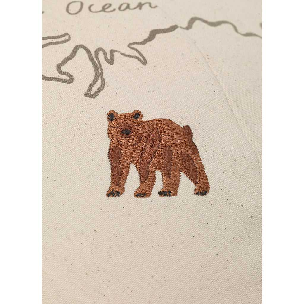 ferm Living puf, World - off-white