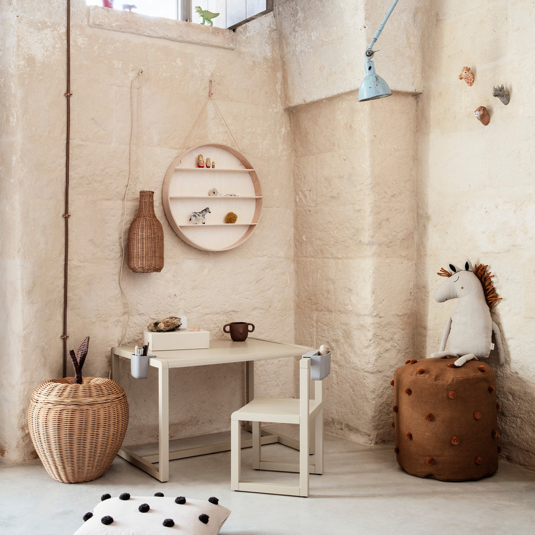 ferm Living børnestol, Little Architect Chair - cashmere