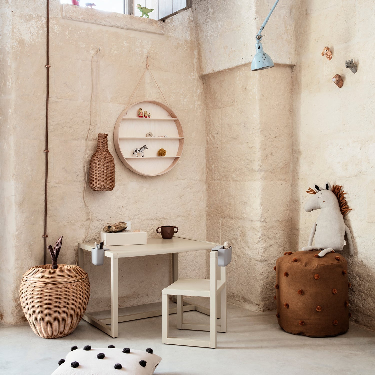 ferm Living børnestol, Little Architect Chair - cashmere