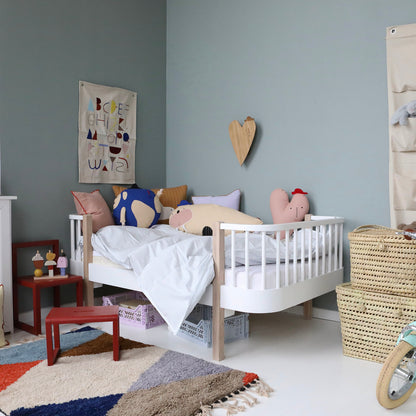 Bonton fletkurv m. låg og hank