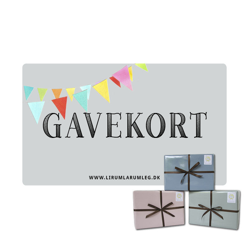 Gavekort - indpakket