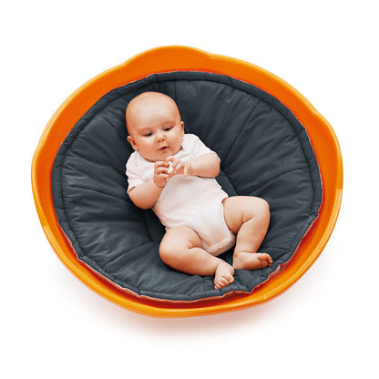 Gonge pude til mini top, mørkegrå