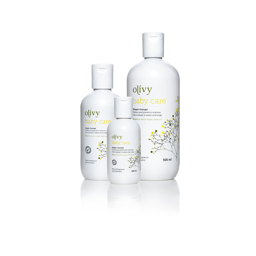 Olivy Baby Care til bleskift, 100 ml.
