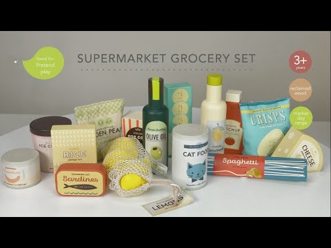 Tender Leaf, Legemad i træ - Købmandsvarer